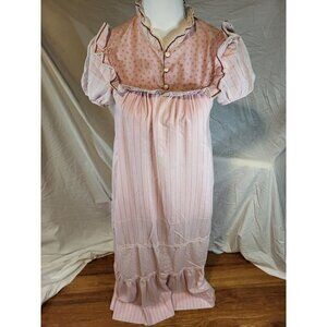 VTG  Sun Babies Honolulu Hawaii Long Pink MuuMuu  Small Size hippy bohu‎
